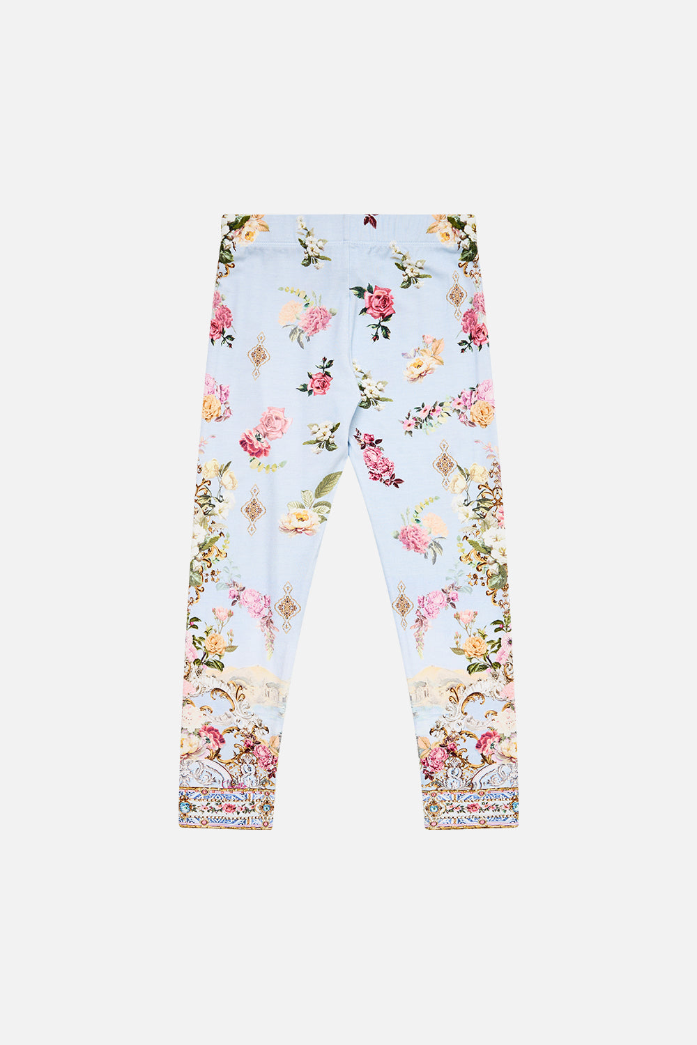 The CAMILLA KIDS LEGGINGS WITH ELASTIC WAIST TILED IN TIME