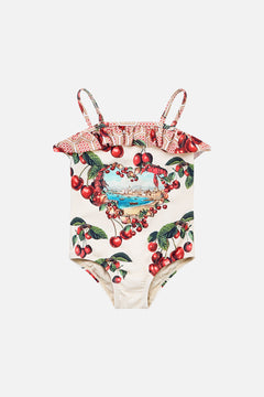 BABIES STRAIGHT NECK ONE PIECE WITH FRILL NOTES FROM THE ROAD