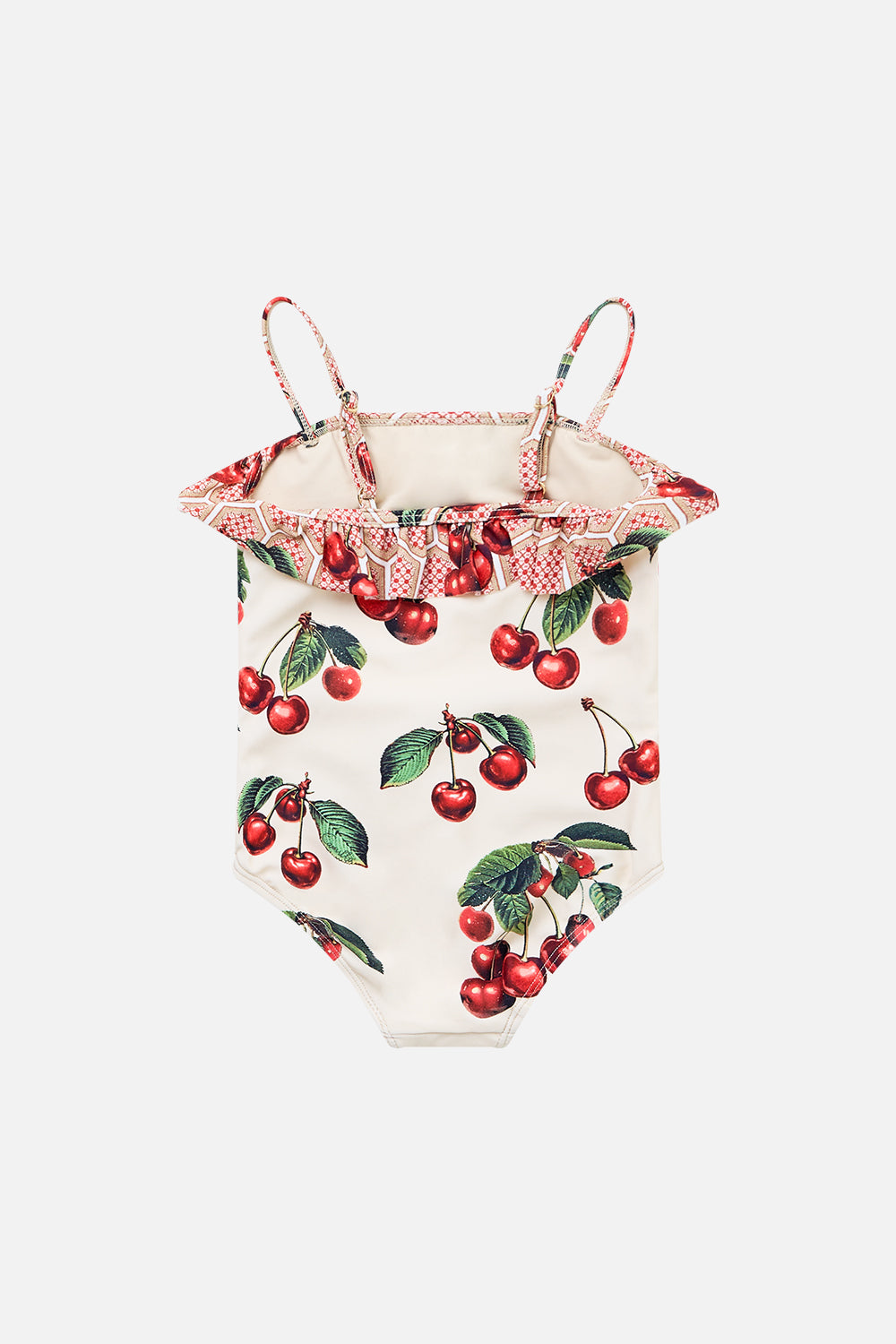 BABIES STRAIGHT NECK ONE PIECE WITH FRILL NOTES FROM THE ROAD