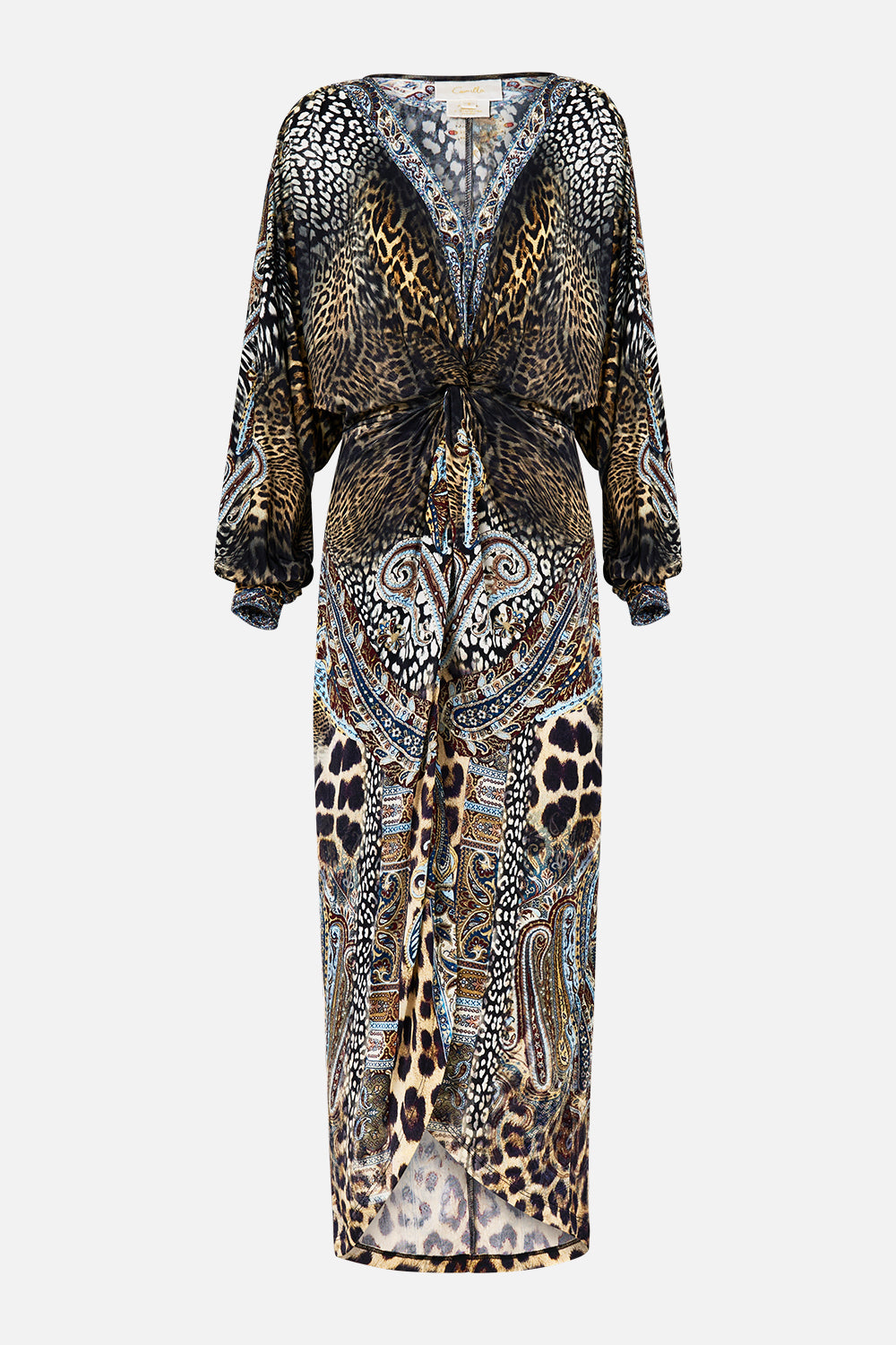 TWIST FRONT DRESS ISTANBUL ANIMALIA