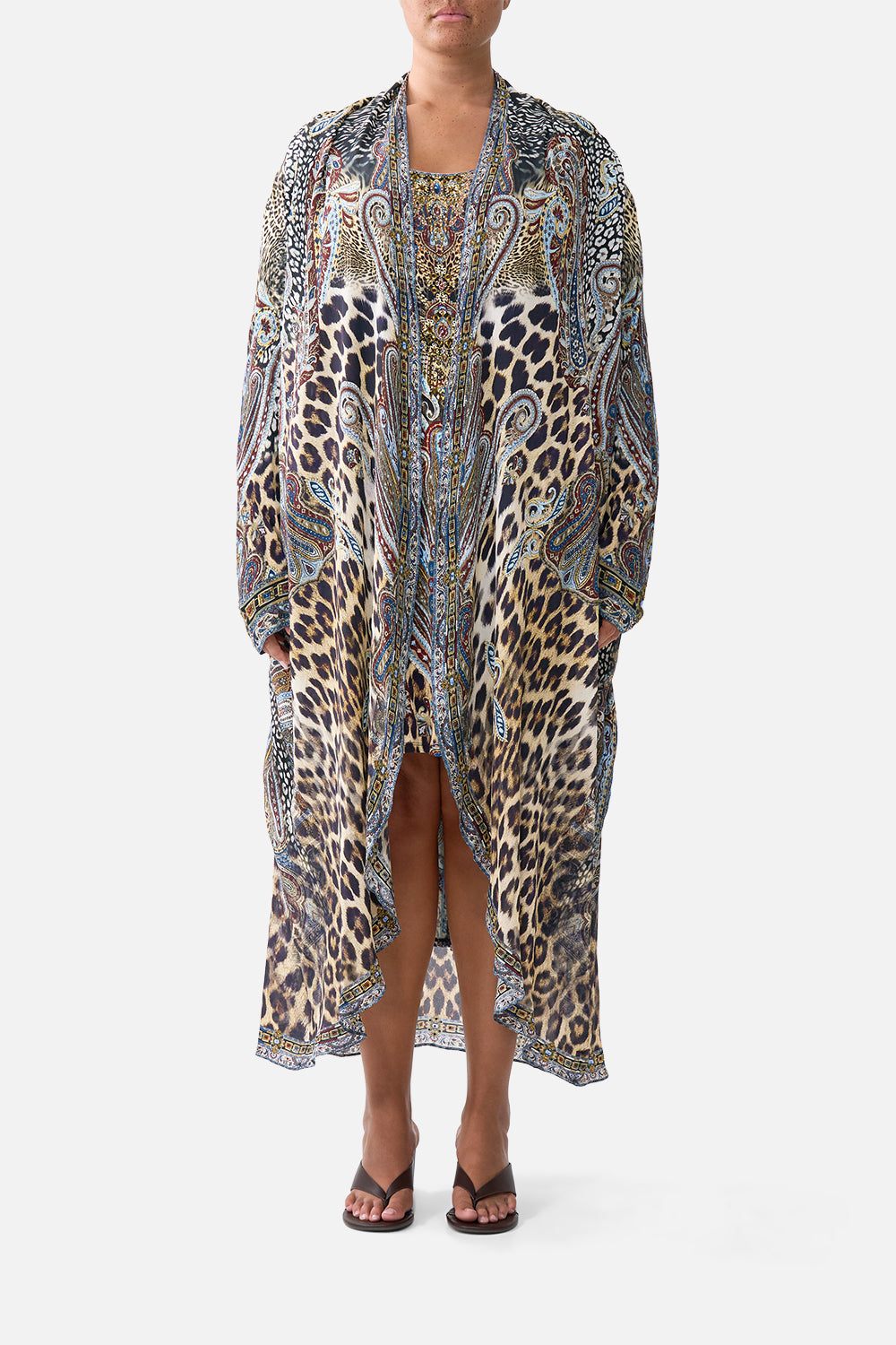 LONG CASUAL JACKET WITH POCKETS ISTANBUL ANIMALIA