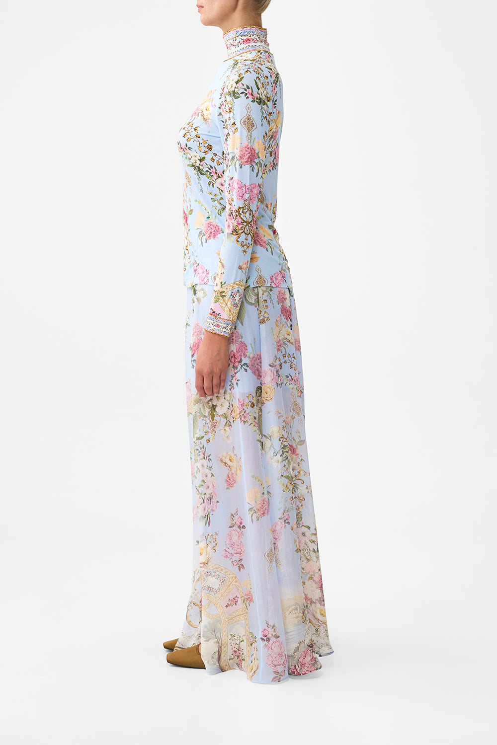 JERSEY TURTLENECK TILED IN TIME