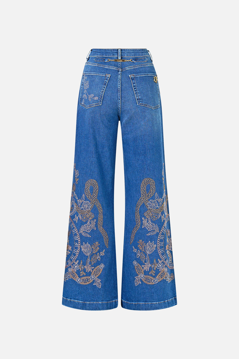 The Denim Jenna Ace Of Lace High Waisted Flare | CAMILLA AU – CAMILLA