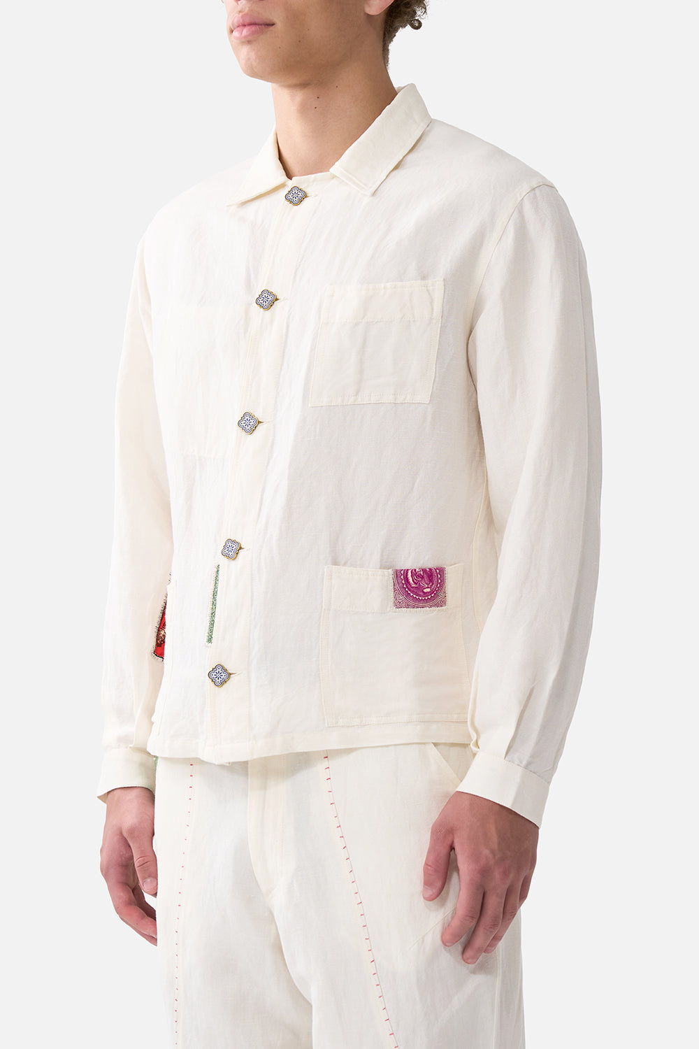 The CAMILLA EMBELLISHED CHORE COAT NOTES FROM THE ROAD