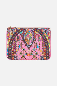 SMALL CANVAS CLUTCH PATCHWORK PANORAMA