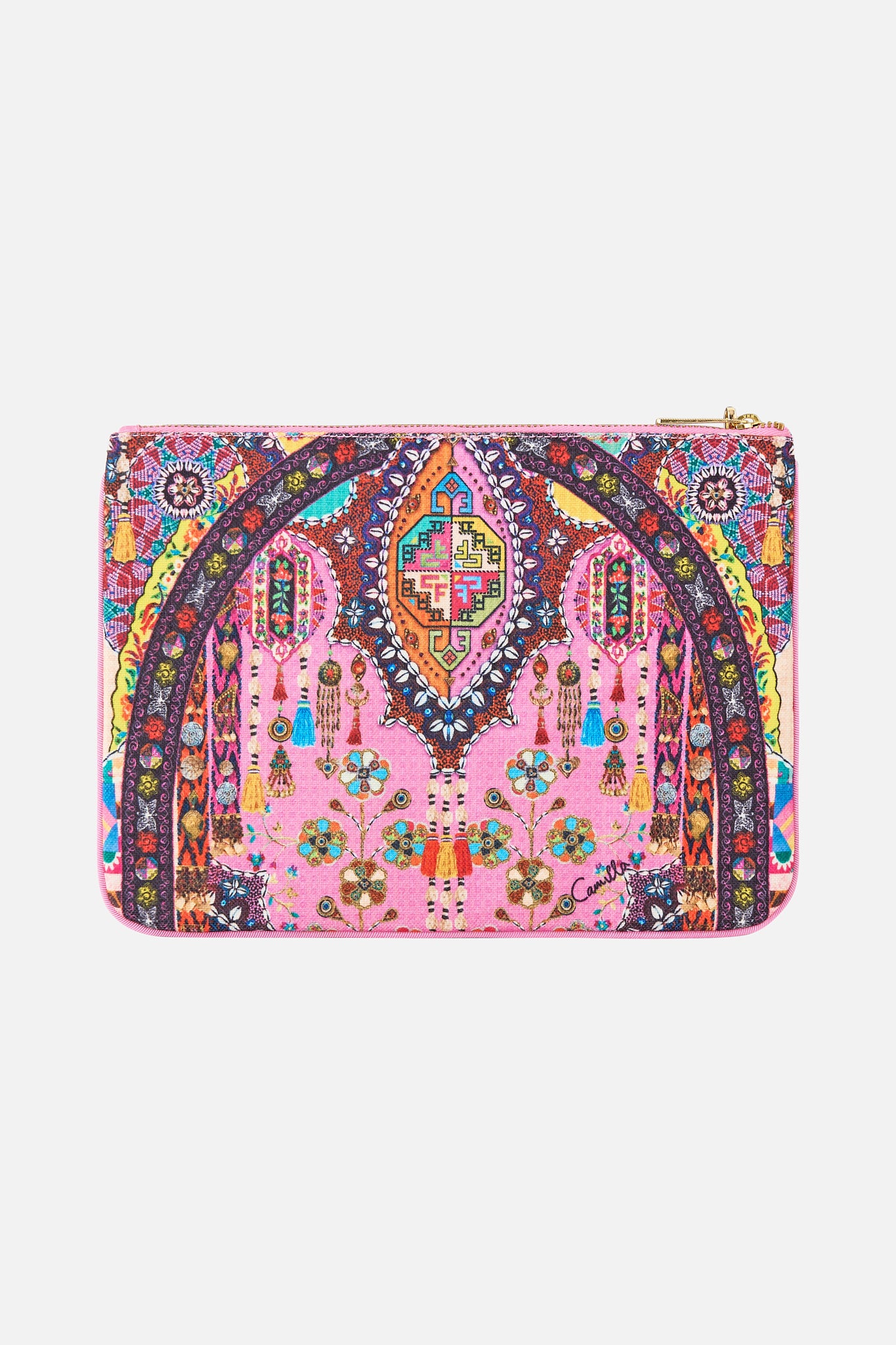 SMALL CANVAS CLUTCH PATCHWORK PANORAMA