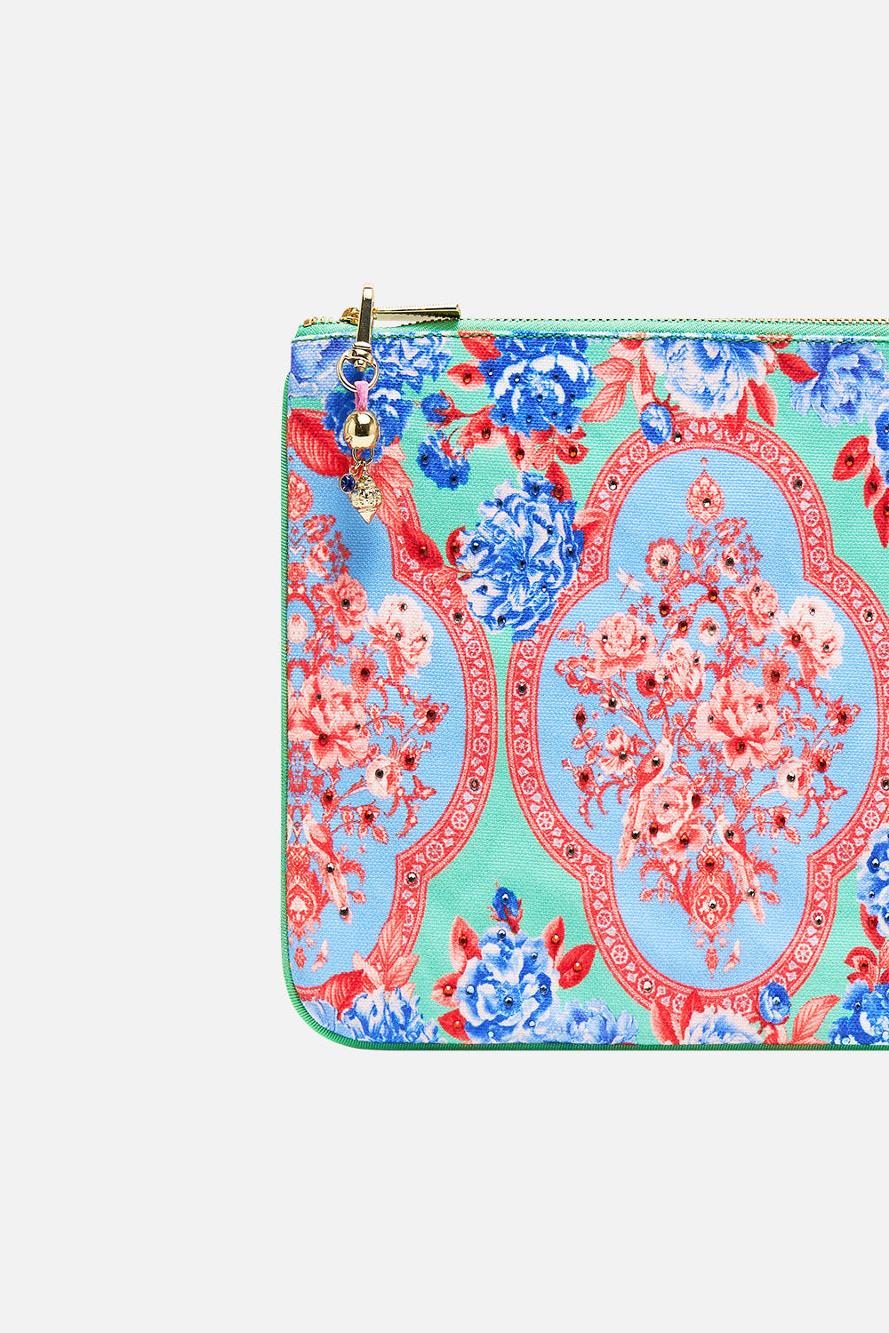 The CAMILLA SMALL CANVAS CLUTCH TOPKAPI POP