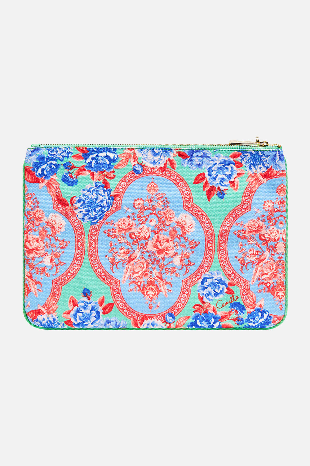 The CAMILLA SMALL CANVAS CLUTCH TOPKAPI POP