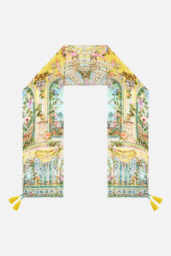 LONG SILK CRINKLE CHIFFON SCARF TALES OF TOPKAPI PALACE