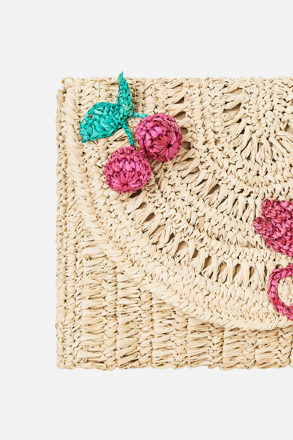 The CAMILLA RAFFIA CLUTCH NOTES FROM THE ROAD