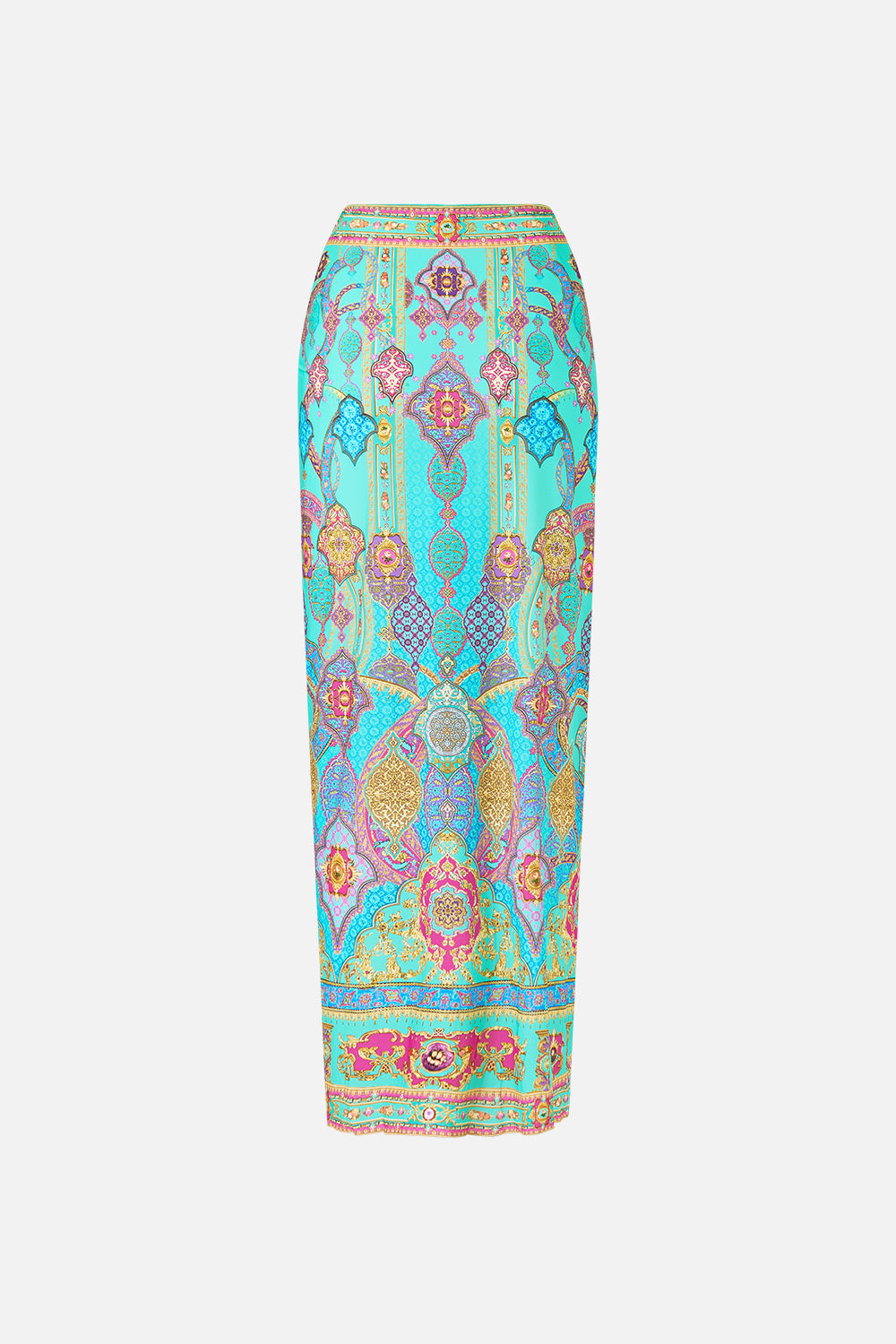 The CAMILLA LAYERED MAXI SARONG WITH TIE FRONT THE CONCUBINES CORRIDOR