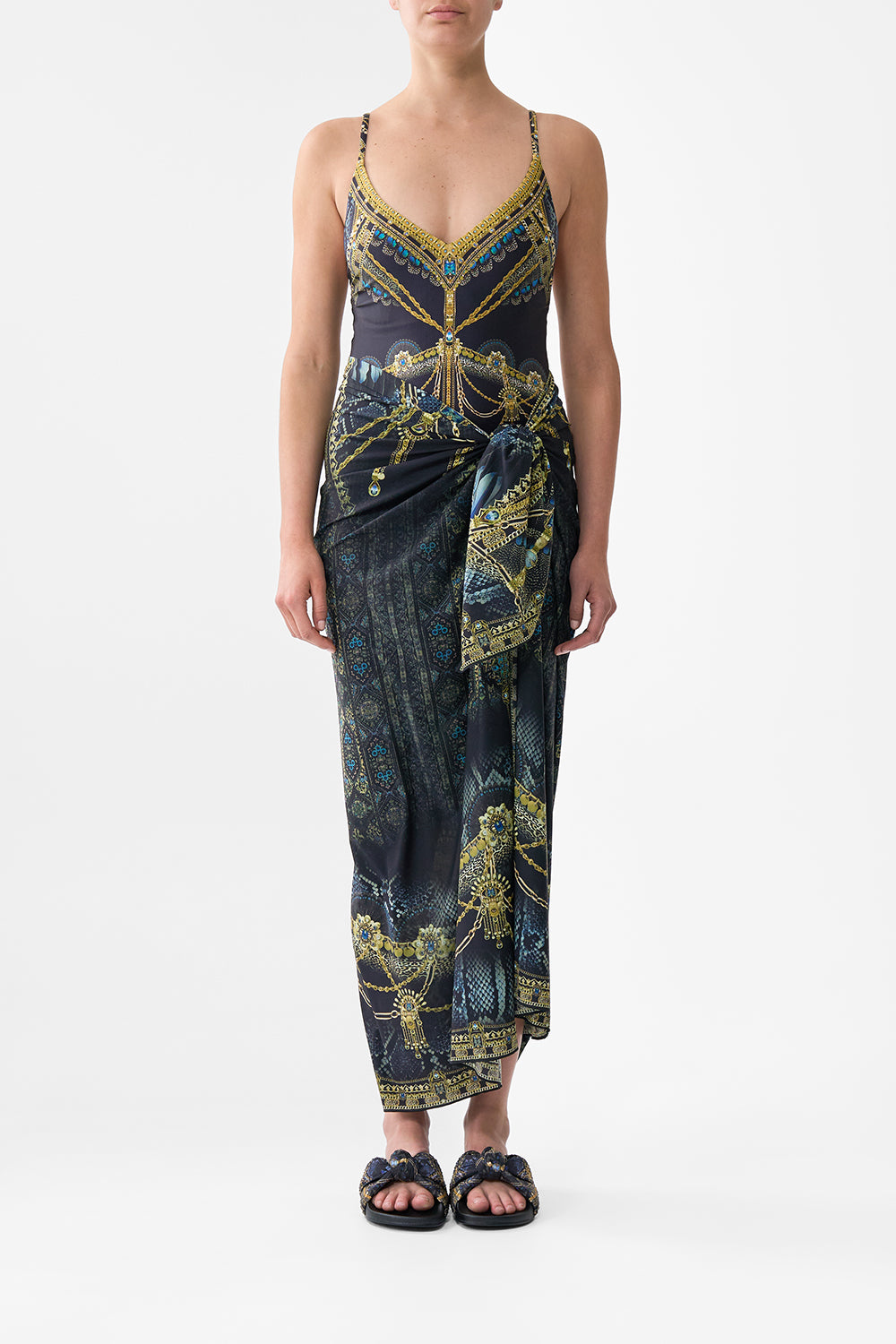 MULTI WEAR LONG SARONG SONG OF THE SOLSTICE