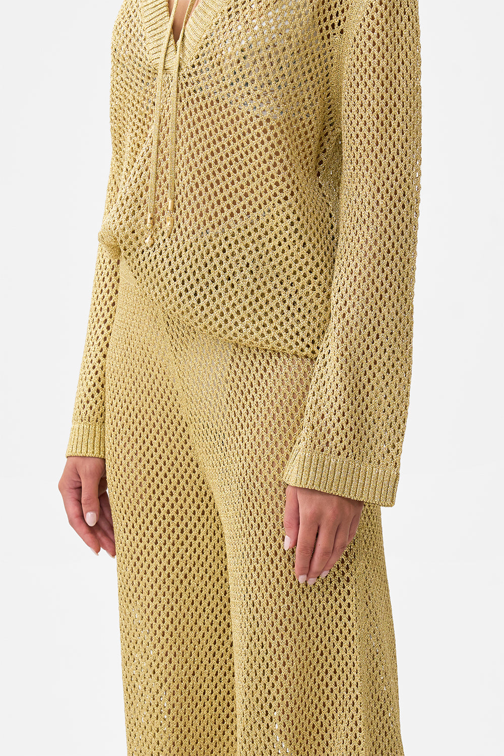 WIDE FLARE KNIT PANT OTTOMAN DYNASTY