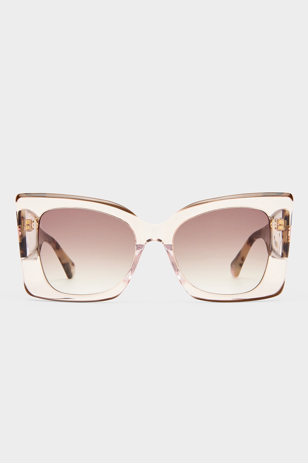 The CAMILLA WHERE'S MY VALET SUNGLASSES CRYSTAL ROSE / CRYSTAL CHOCOLATE