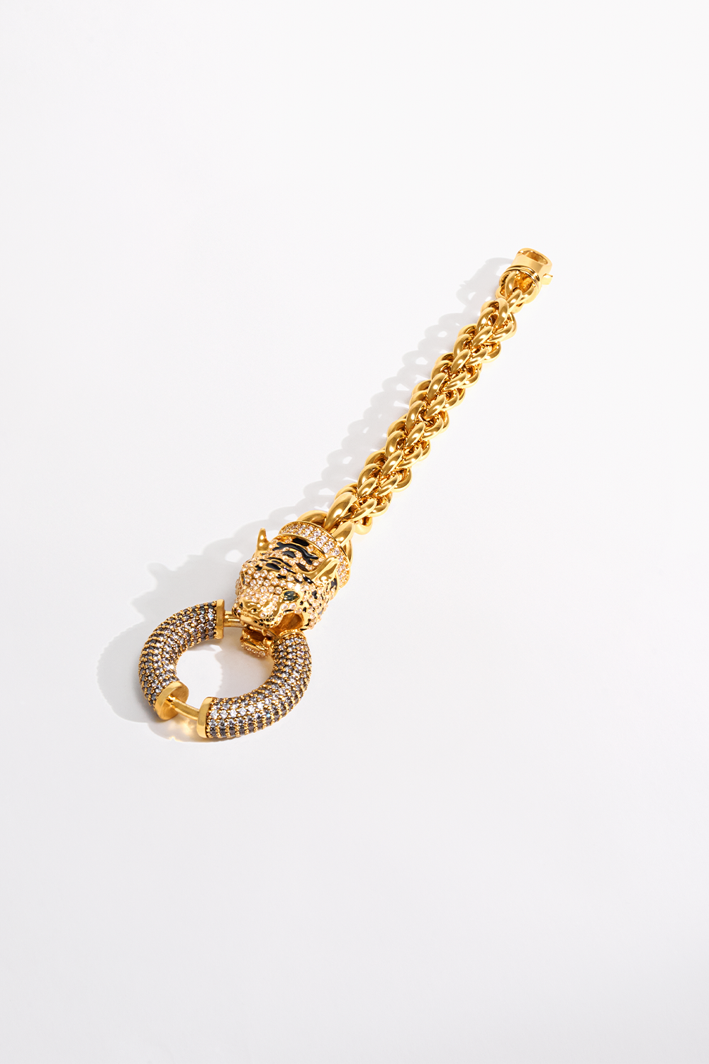 CAMILLA Fierce Folklore Chain Bracelet in Gold print