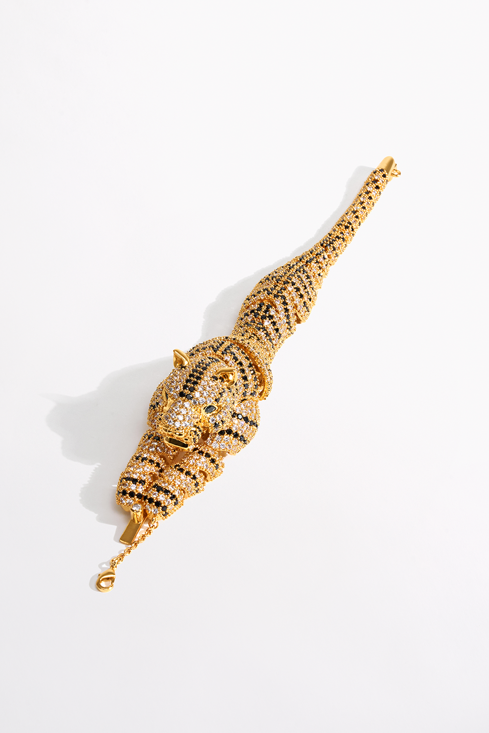 The CAMILLA FIERCE FOLKLORE CHEETAH BANGLE GOLDGOLD