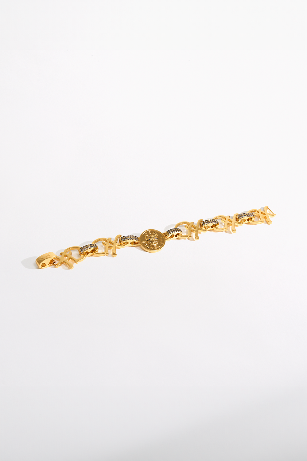 CAMILLA Fierce Folklore Coin Bracelet in Gold print