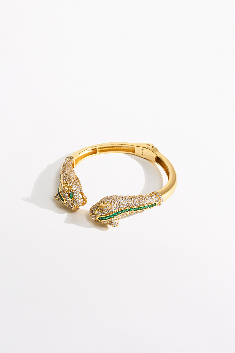 The CAMILLA FIERCE FOLKLORE BASTET BANGLE GOLDGOLD