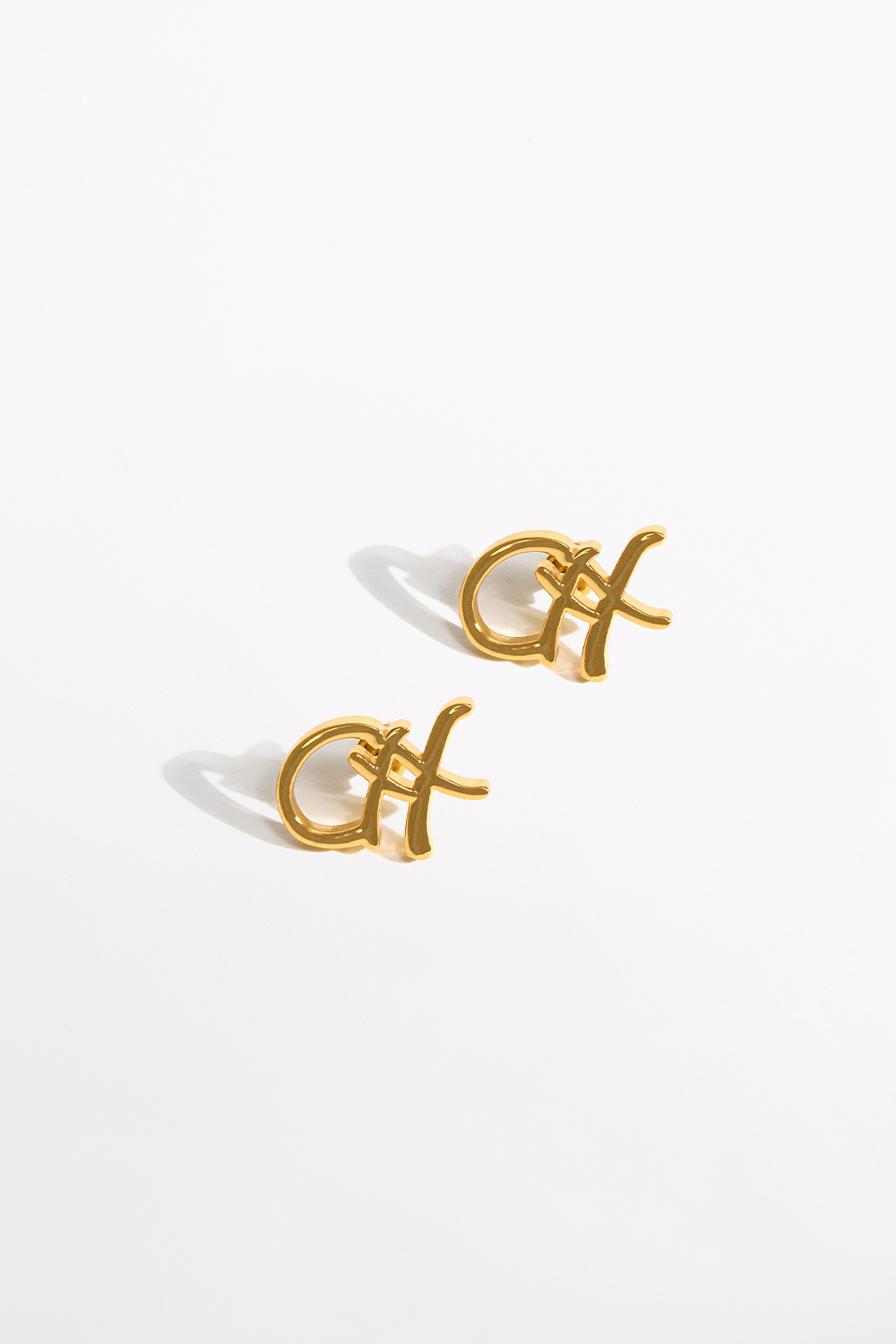 The CAMILLA FIERCE FOLKLORE STUD EARRINGS GOLD