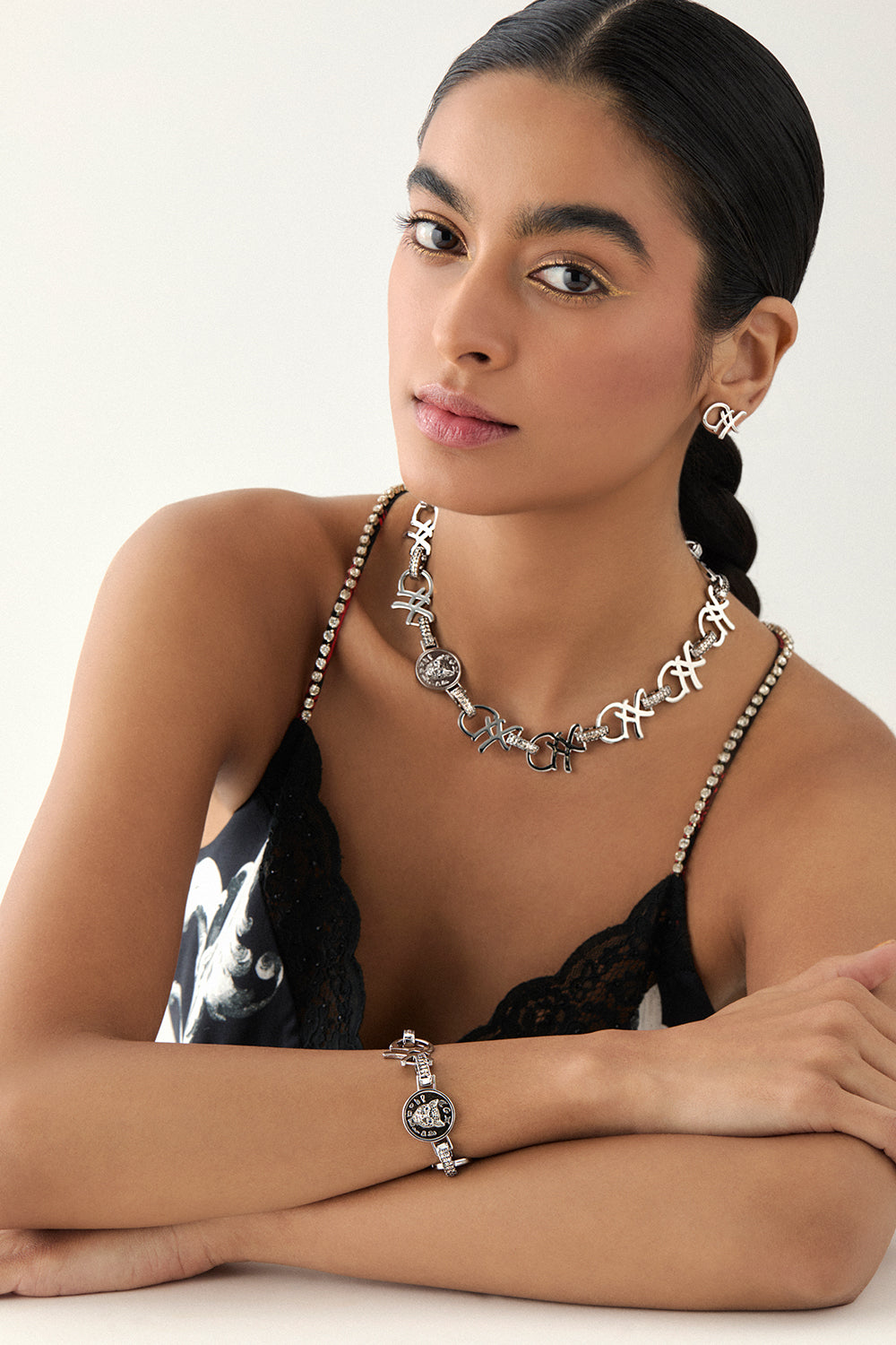 The CAMILLA FIERCE FOLKLORE COIN NECKLACE SILVER