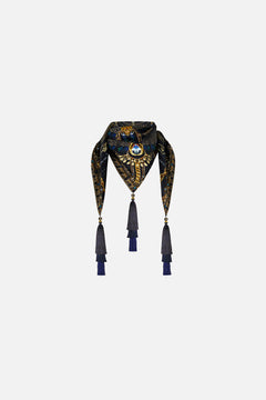 TRIANGLE SCARF WITH TASSELS SONG OF THE SOLSTICE