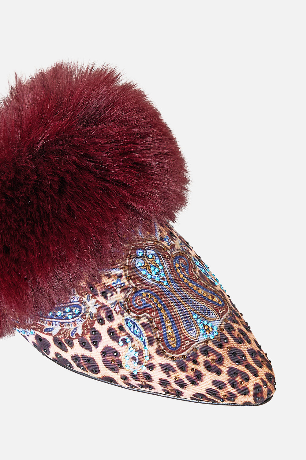 BELLE FUR SLIPPER ISTANBUL ANIMALIA