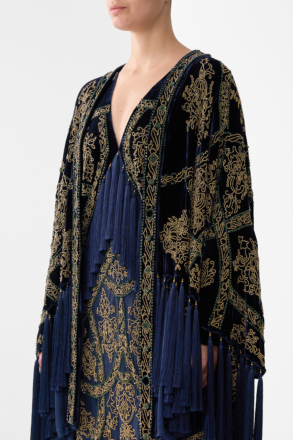 The CAMILLA DRAPED HIGH-LOW LAYER THE IMPERIAL GATE