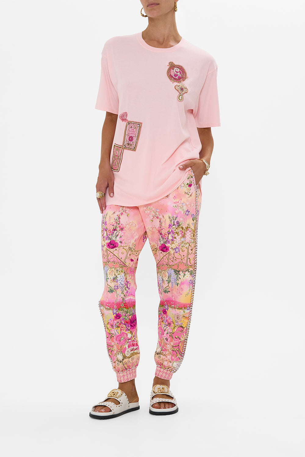 CAMILLA Jersey Track Pant With Silk Details Totally Ozmopolitan