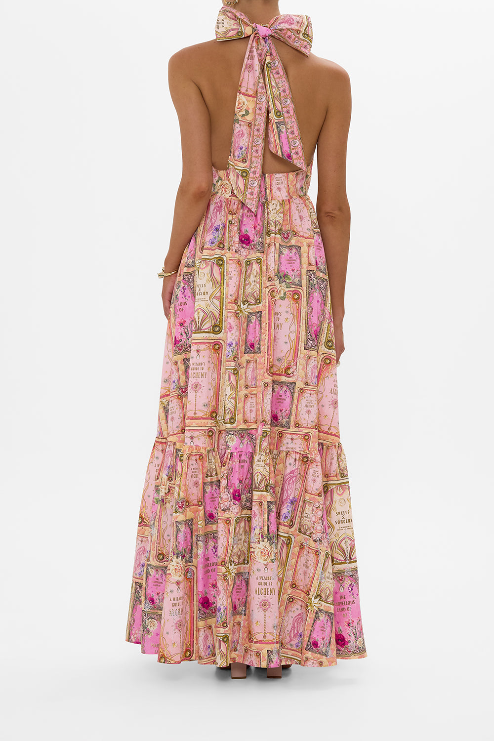 CAMILLA Ruffle Hem Halter Dress Totally Ozmopolitan