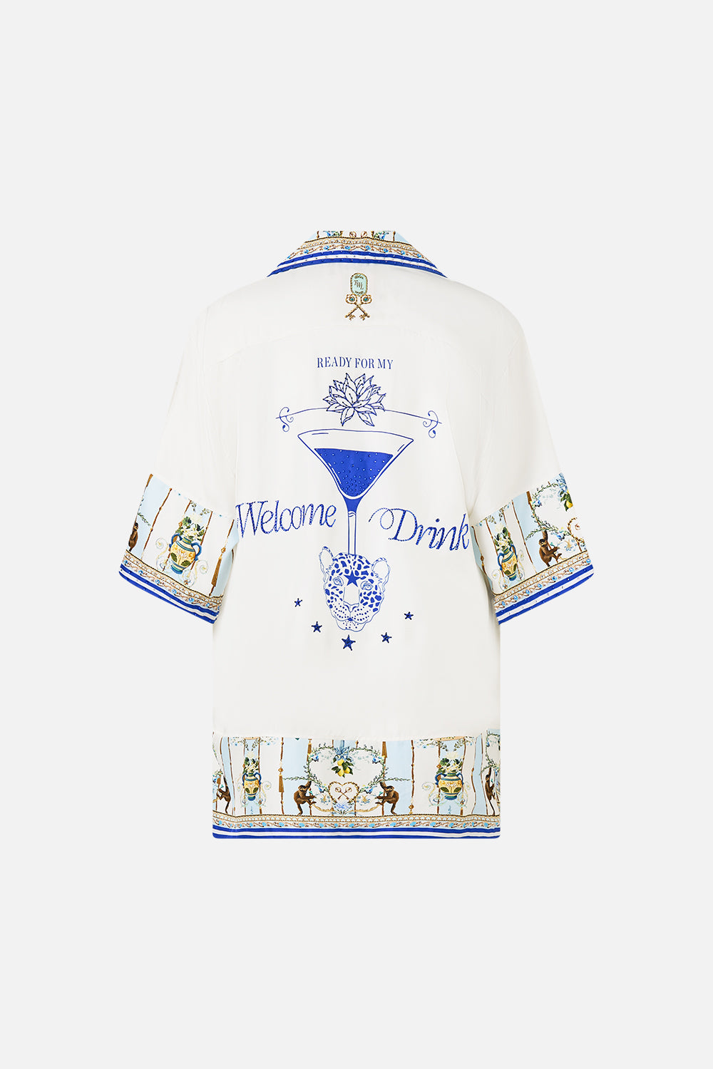 The CAMILLA OVERSIZED SHIRT WITH POCKET VENUS ON A VESPA