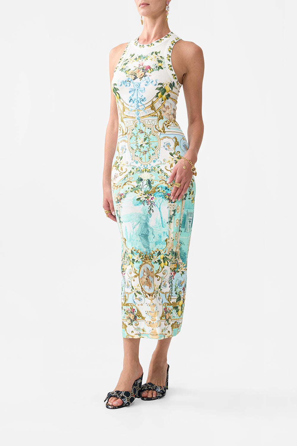 The Venus On A Vespa Jersey Tank Dress | CAMILLA AU – CAMILLA