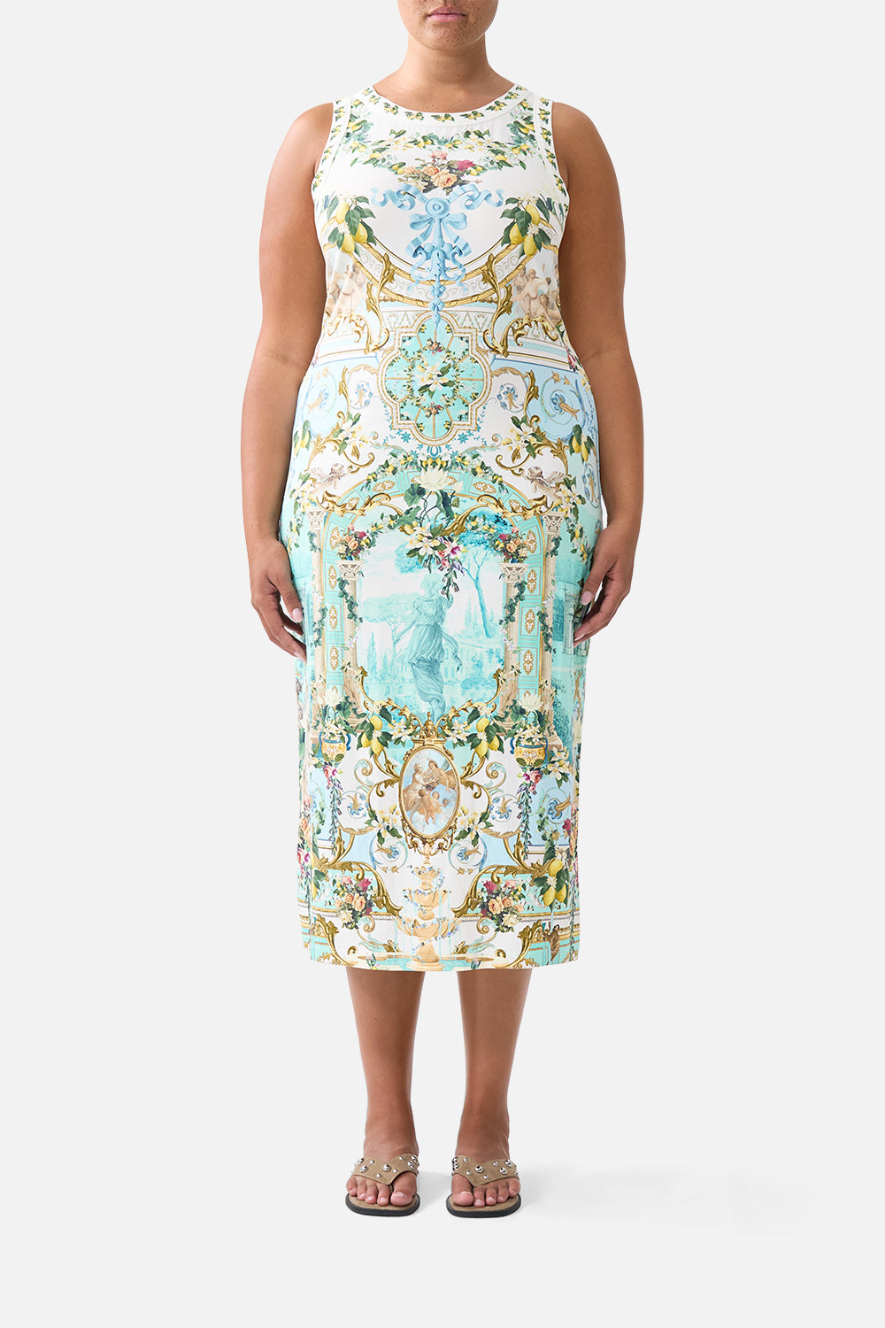 JERSEY TANK DRESS VENUS ON A VESPA