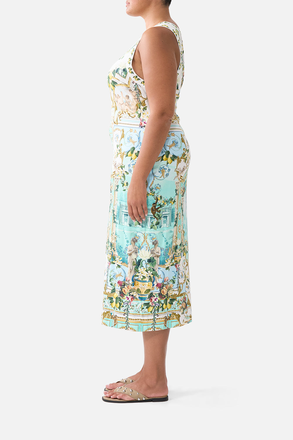 The Venus On A Vespa Jersey Tank Dress | CAMILLA AU – CAMILLA