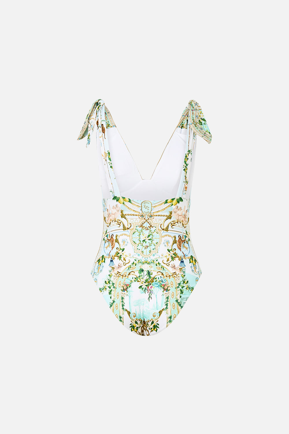 RUCHED TRI - TIE SHOULDER ONE PIECE VENUS ON A VESPA