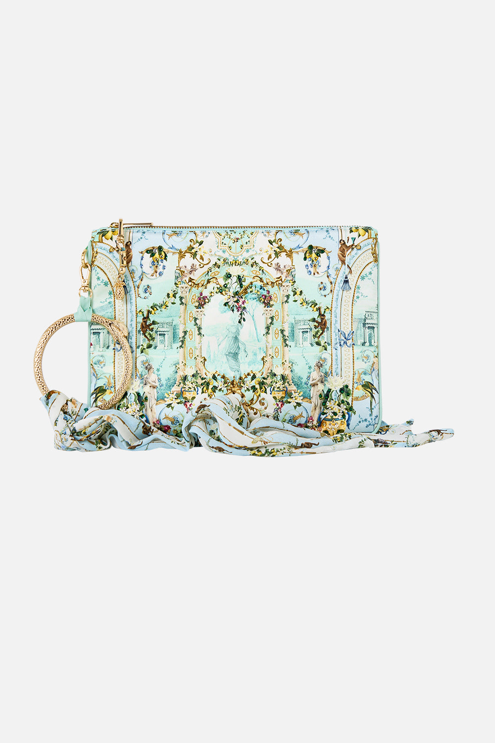 RING SCARF CLUTCH VENUS ON A VESPA