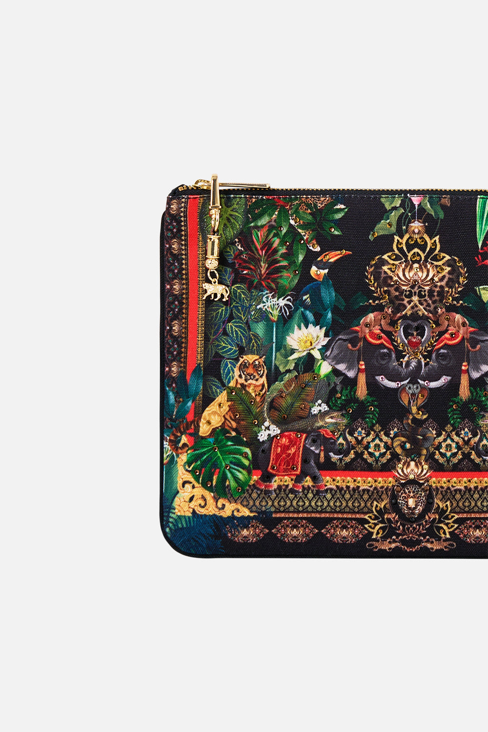 SMALL CANVAS CLUTCH READY FOR MY WELCOME DRINK