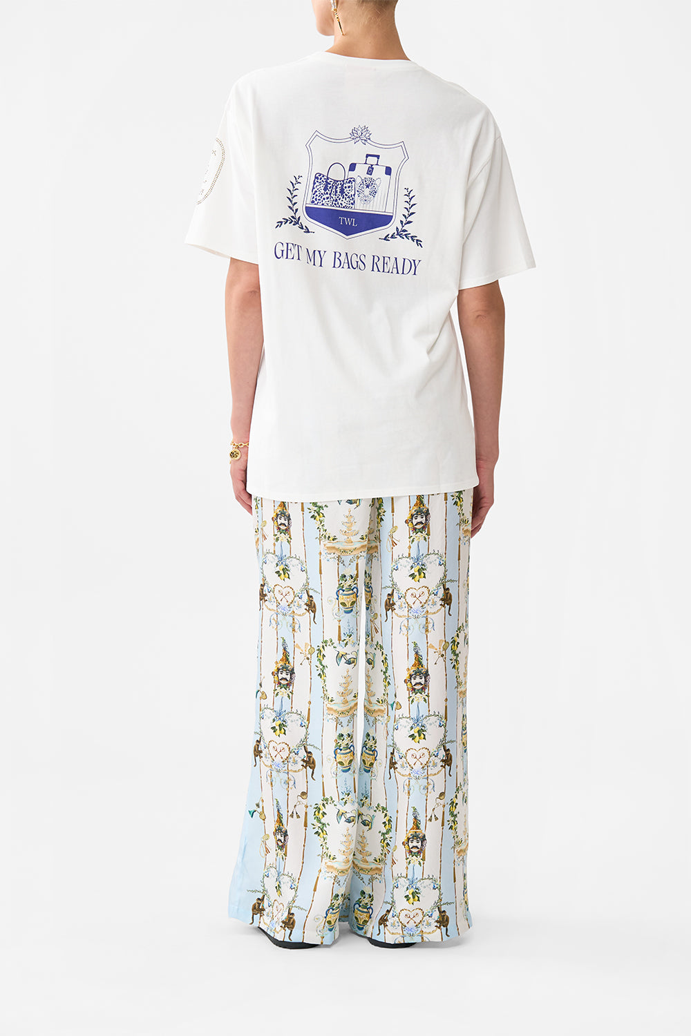 OVERSIZED BAND TEE VENUS ON A VESPA