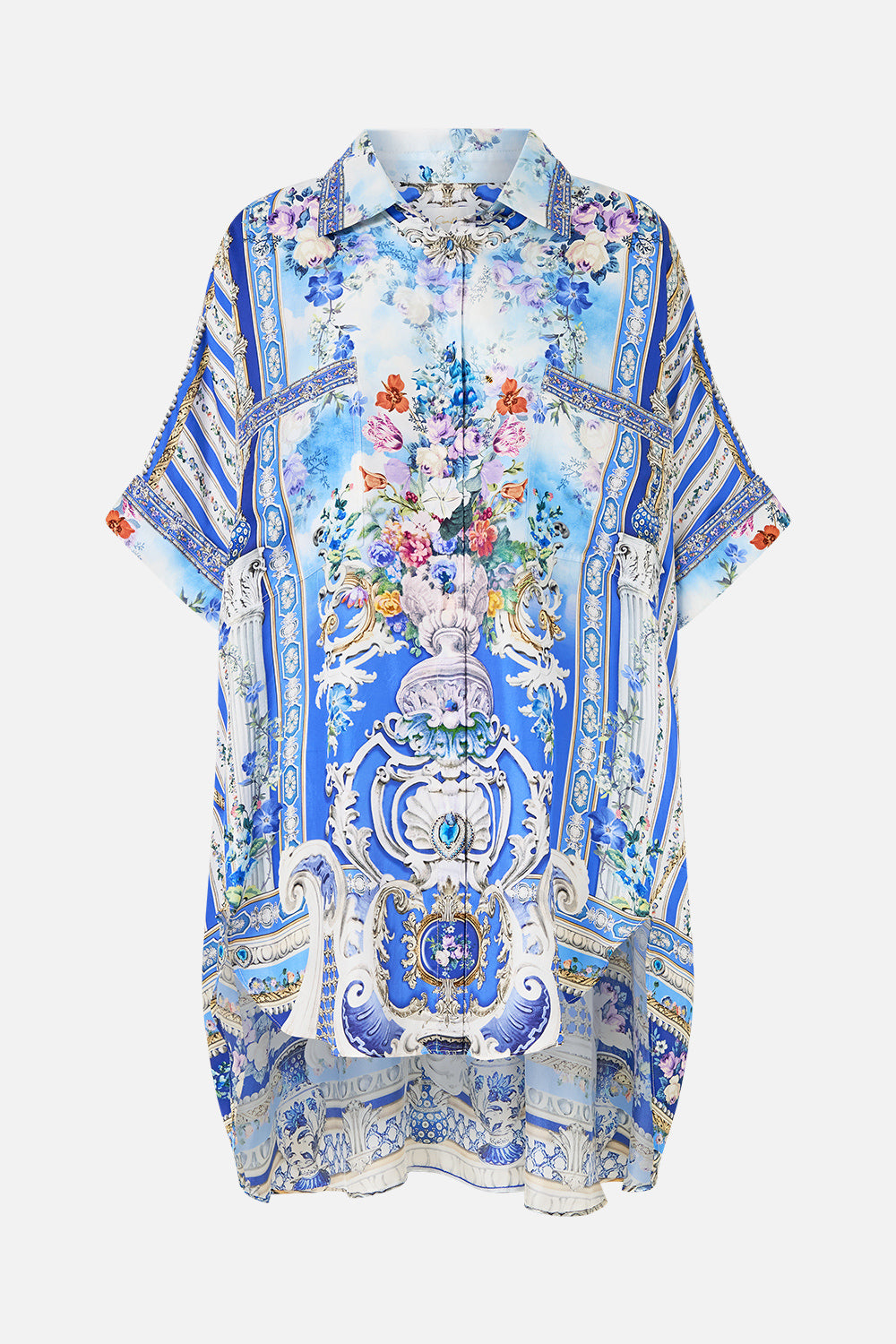 The CAMILLA OVERSIZED POCKET TUNIC OTTOMAN OPULENCE