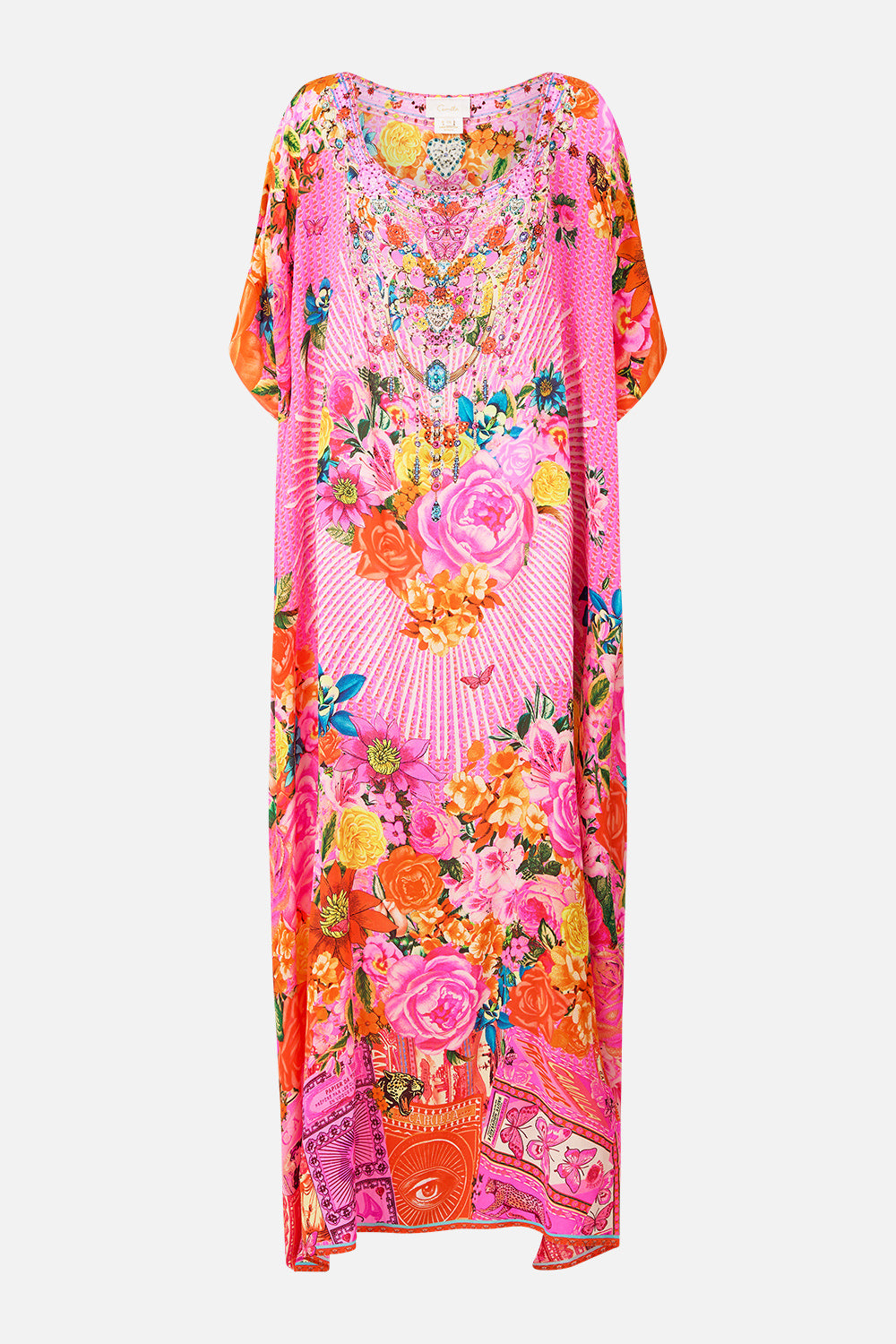 Illustration Nation Round Neck Kaftan | CAMILLA AU – CAMILLA