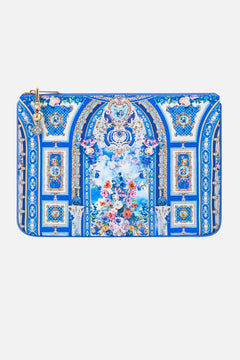 SMALL CANVAS CLUTCH OTTOMAN OPULENCE