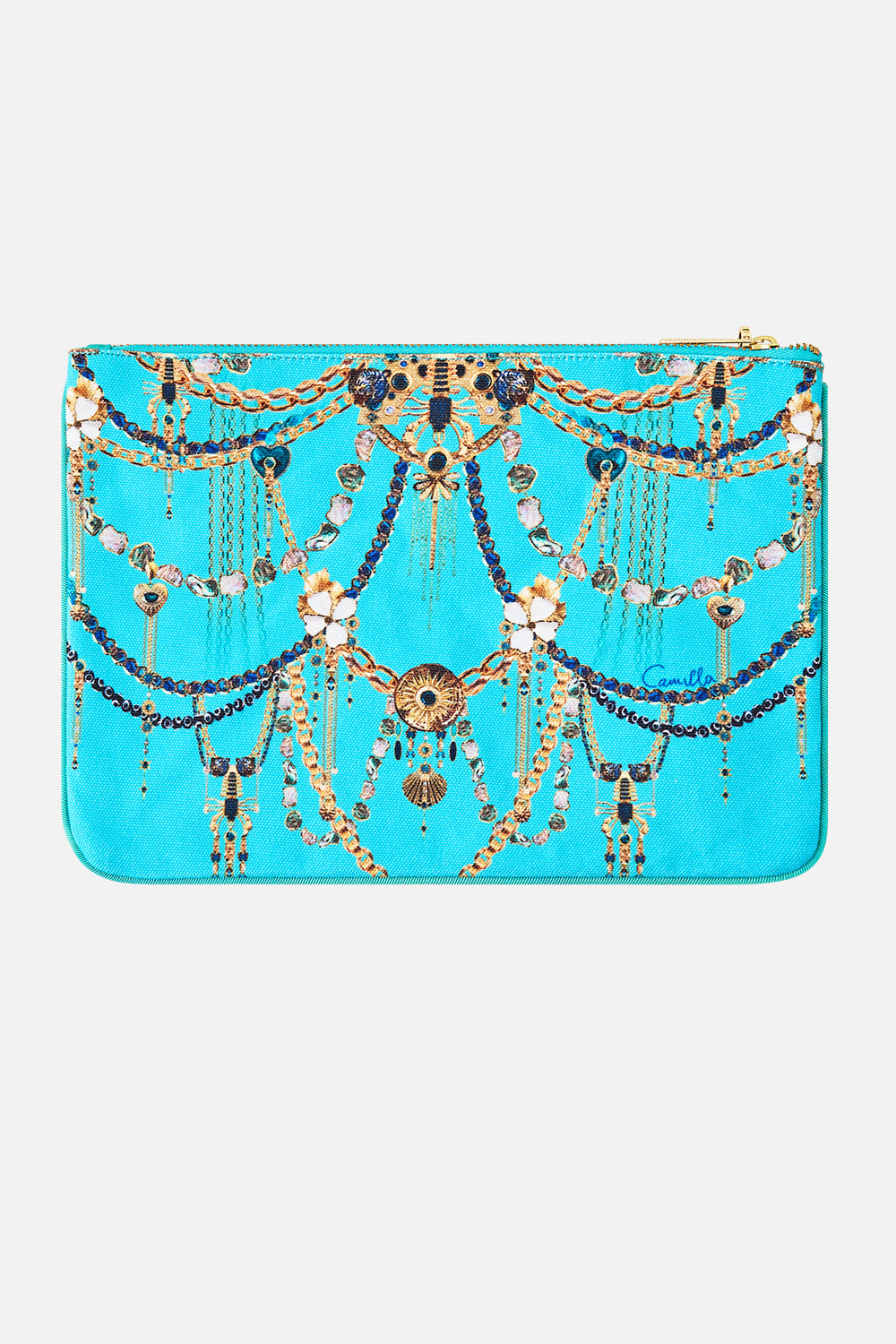 SMALL CANVAS CLUTCH TOTEMS AND TREASURES