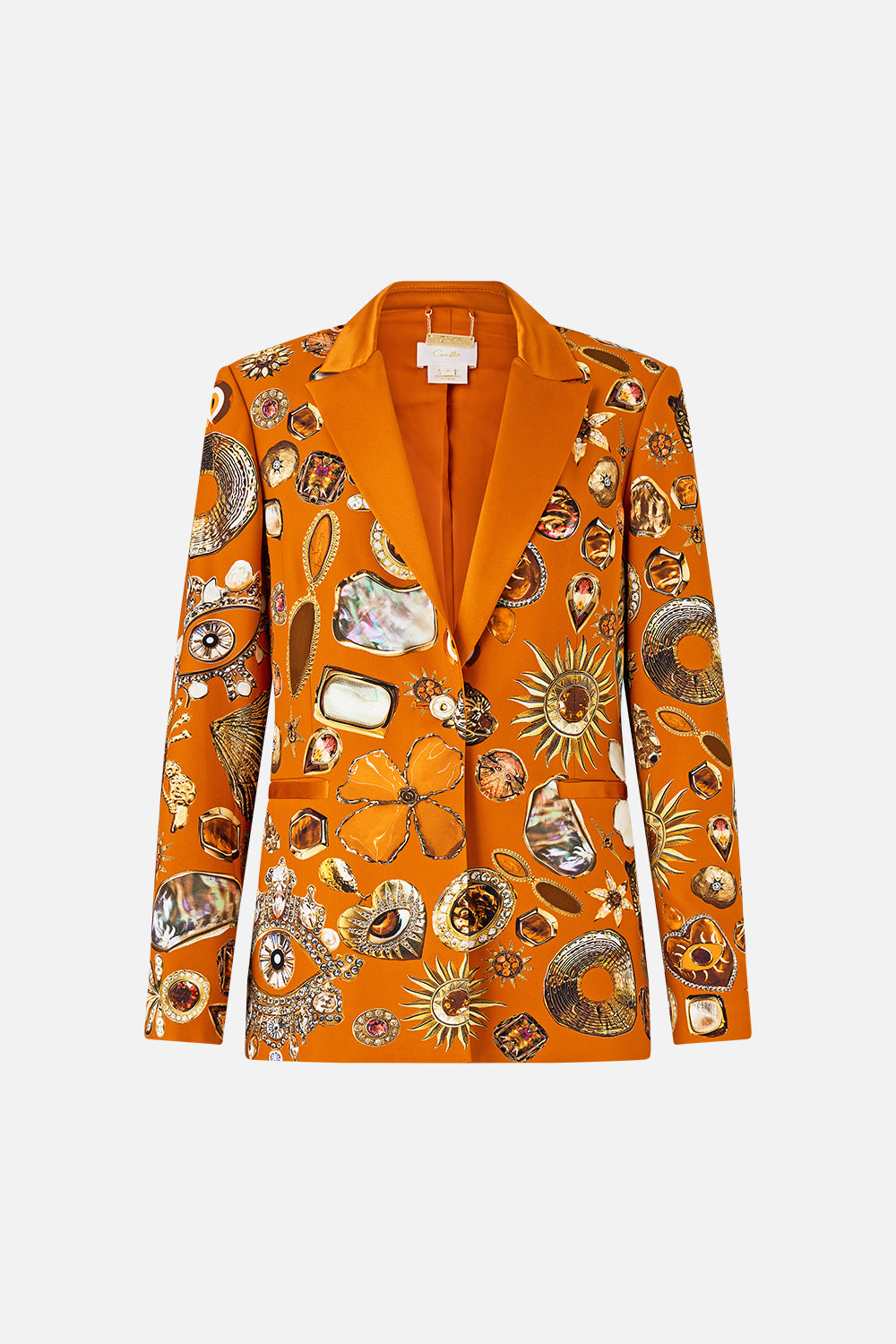 The CAMILLA SINGLE BREASTED PEAK COLLAR BLAZER TALISMANS OF TURKIYE