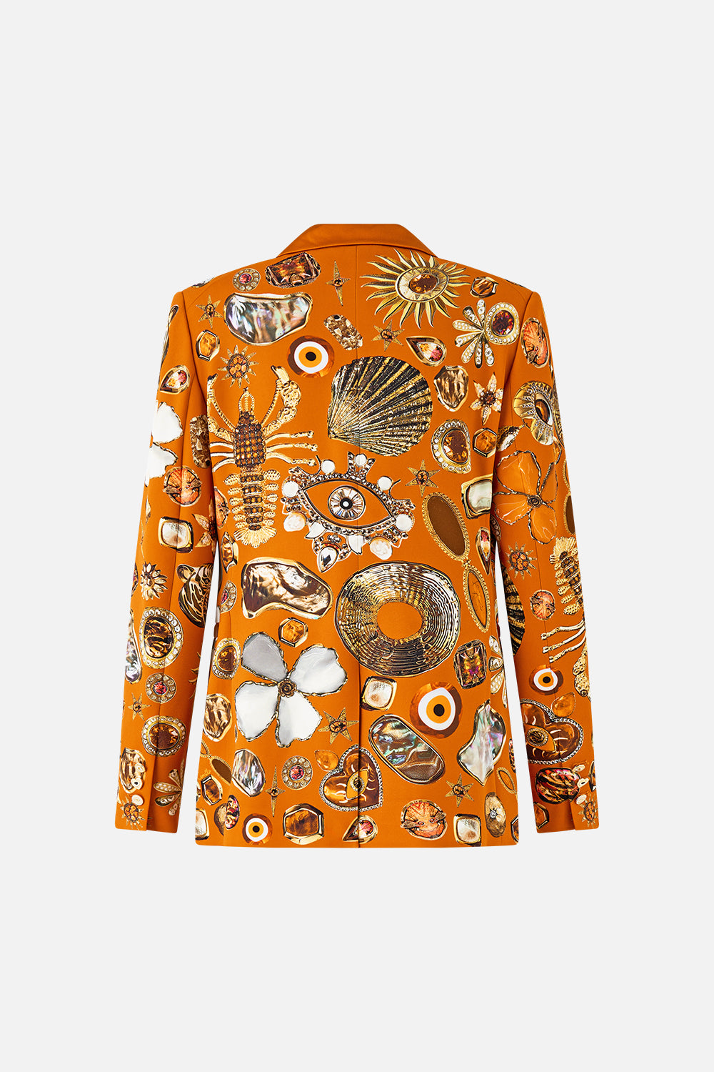 The CAMILLA SINGLE BREASTED PEAK COLLAR BLAZER TALISMANS OF TURKIYE