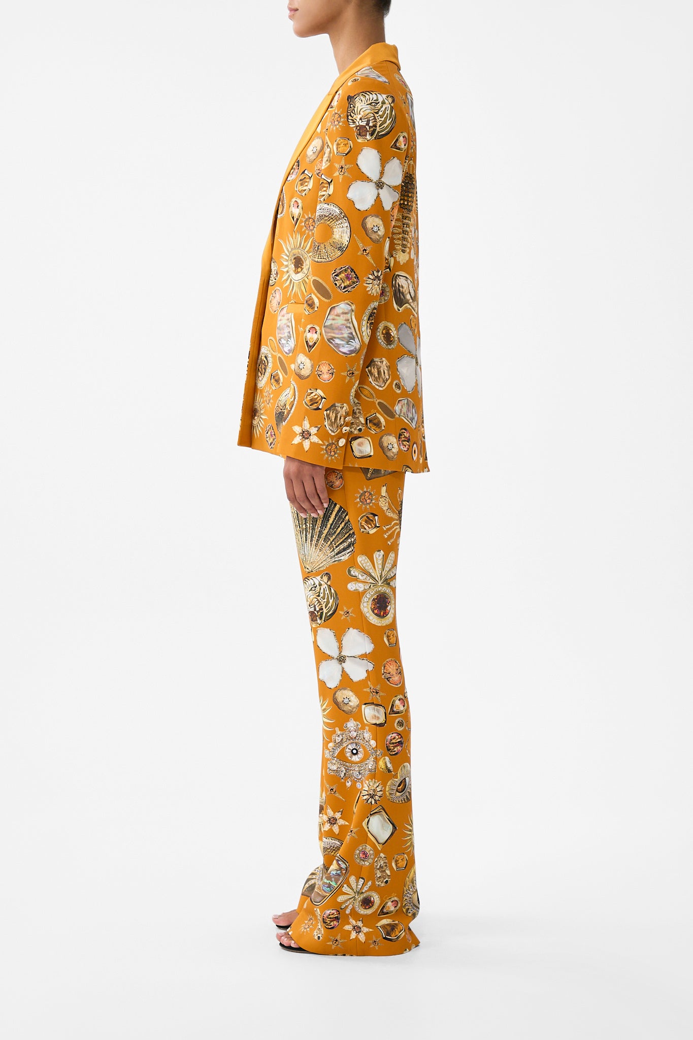 FLARE TROUSER WITH SEAM DETAIL TALISMANS OF TURKIYE