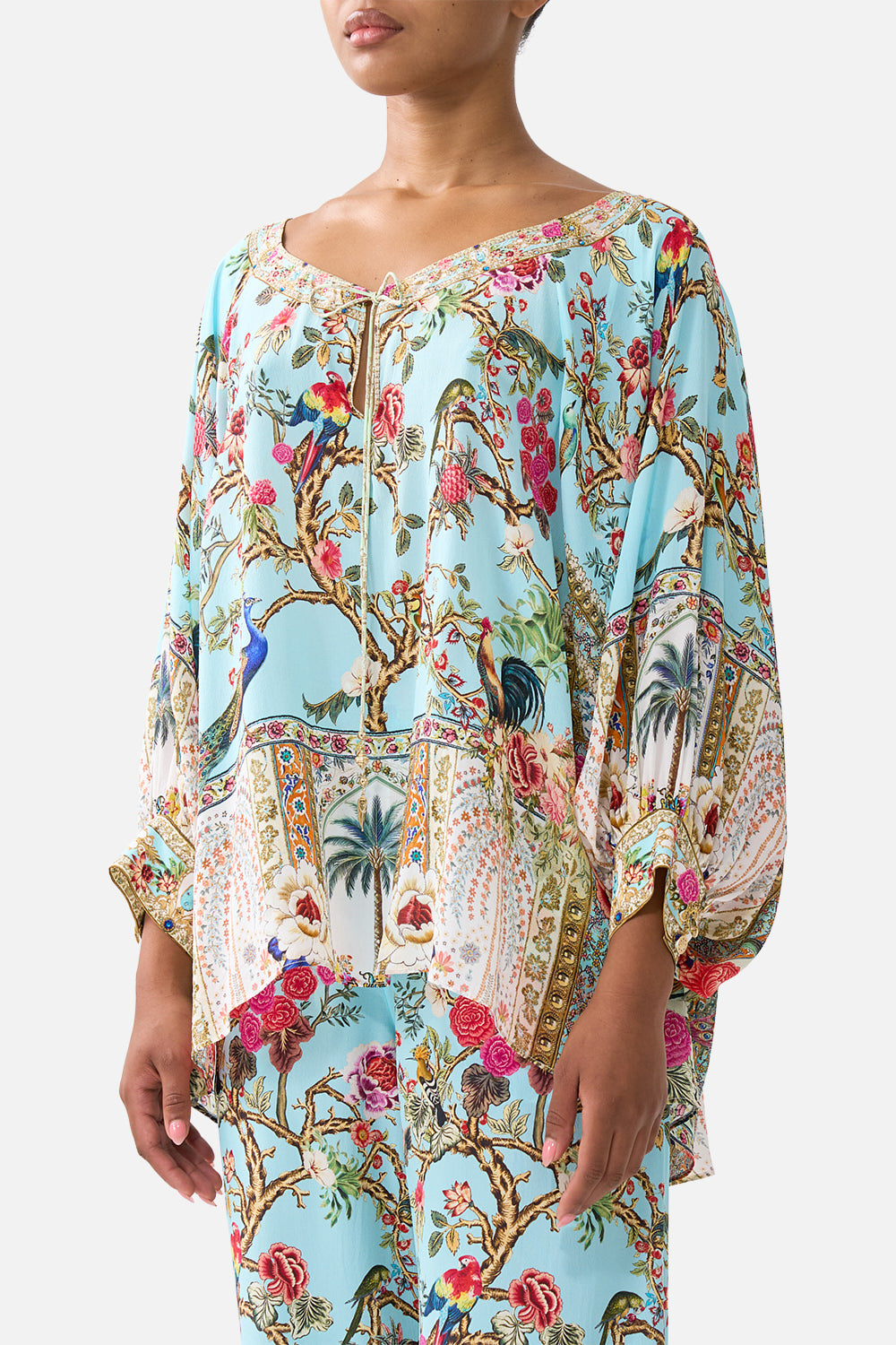 The CAMILLA RAGLAN SLEEVE BLOUSE WITH CUFF SULTANS AND QUEENS