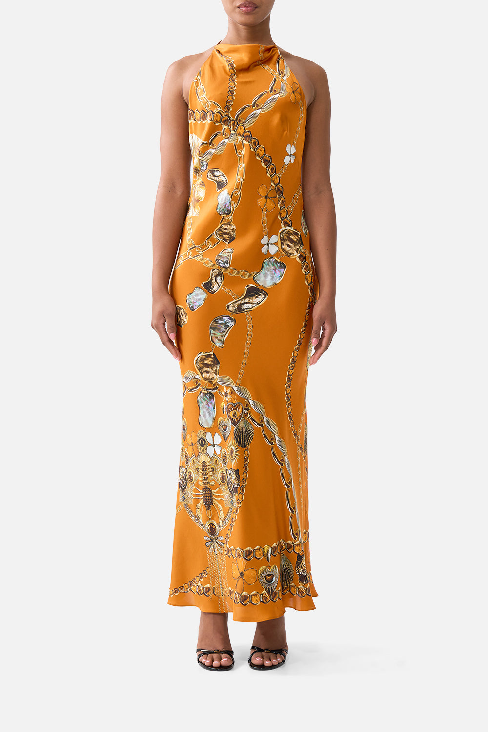 HALTER CHAIN SLIP DRESS TALISMANS OF TURKIYE