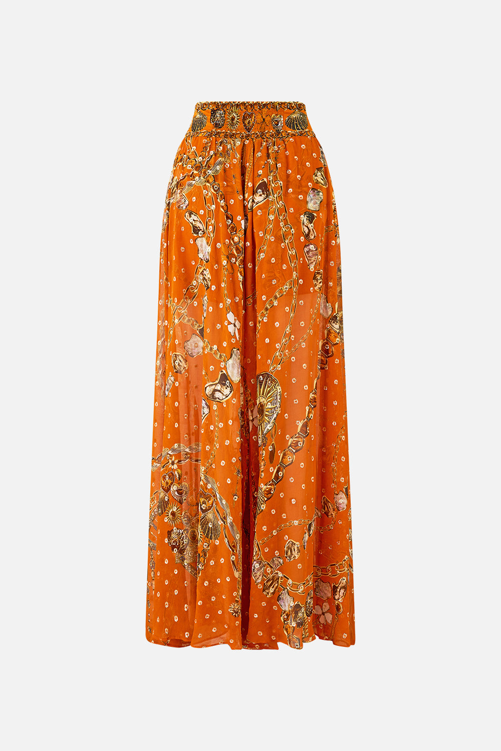 SHEER WIDE LEG PANT TALISMANS OF TURKIYE