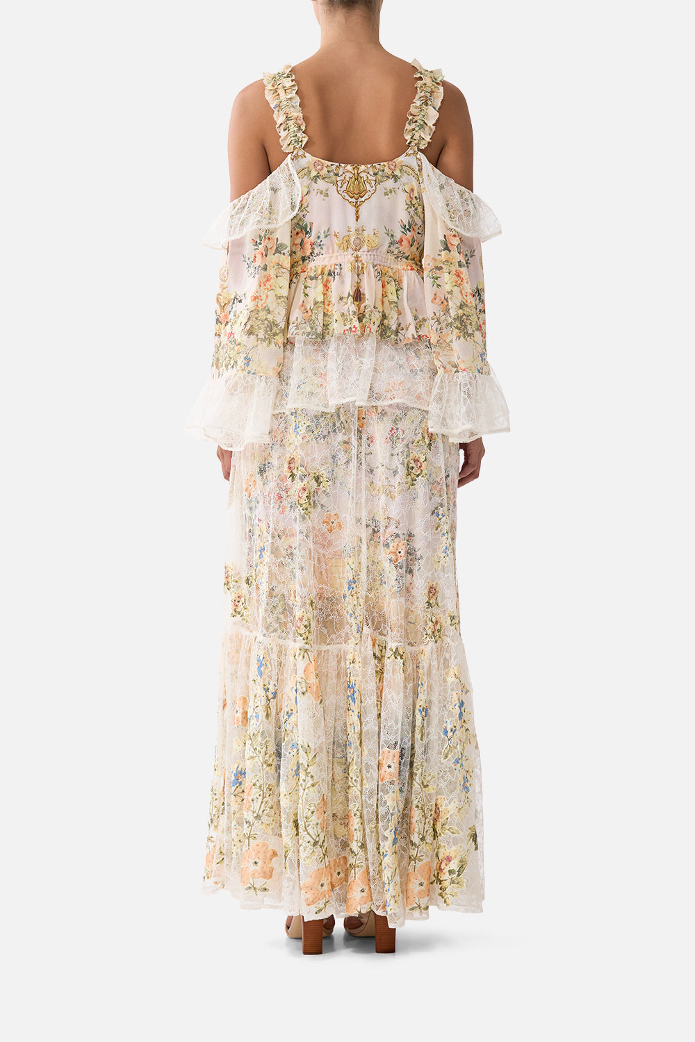 COLD SHOULDER RUFFLE TOP TWILIGHT IN ISTANBUL