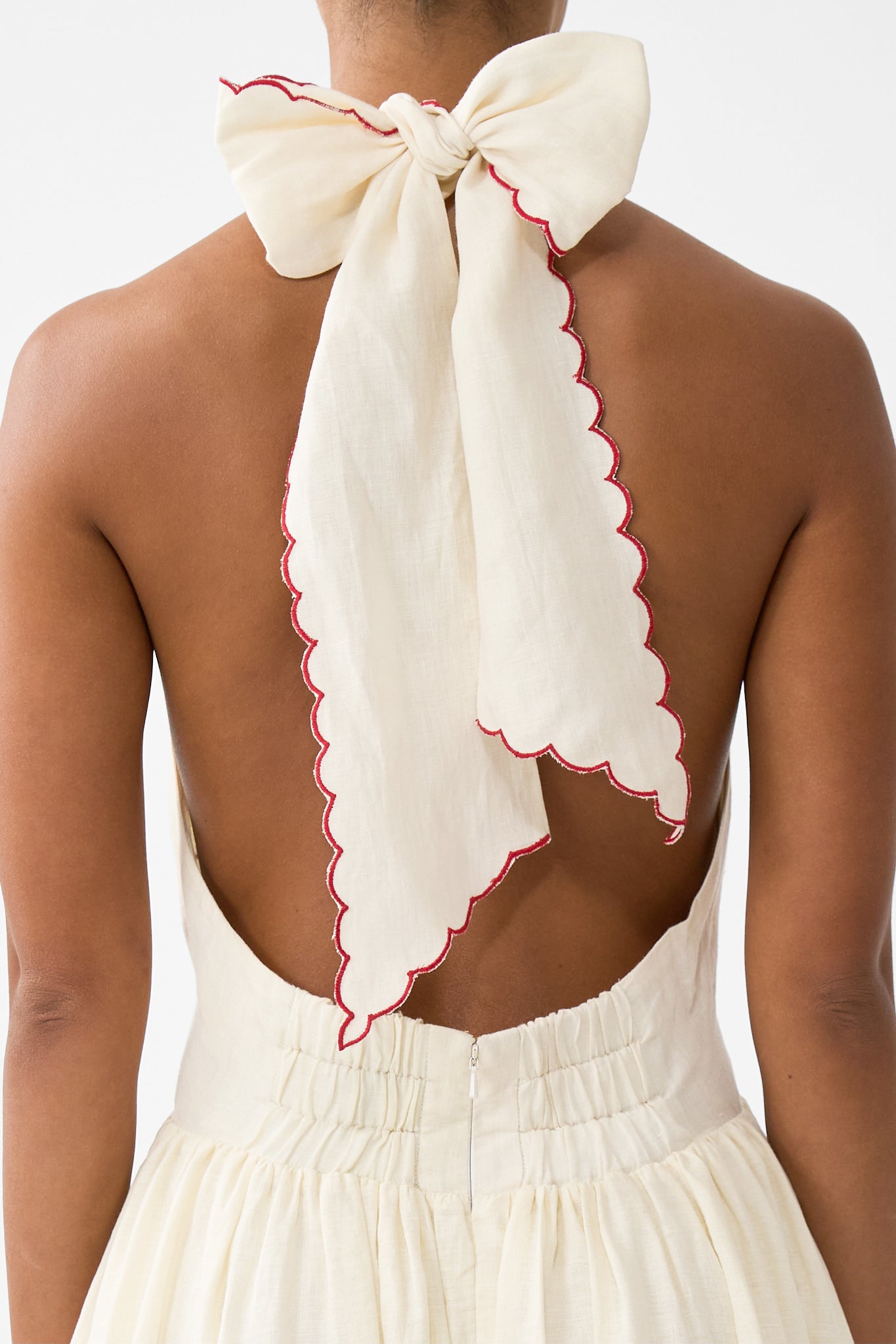 High Class Hookah Ruffle Hem Halter Dress | CAMILLA AU – CAMILLA