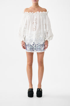 FRILL OFF SHOULDER TOP ALL ABOUT THAT LACE